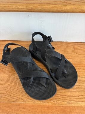 Chaco Black Outdoor Strappy Sandals